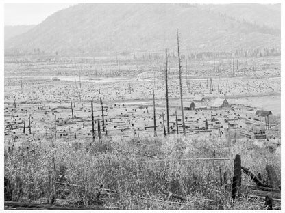 Priest River Valley Idaho Farms October 1939 Photo - Available at KNOWOL