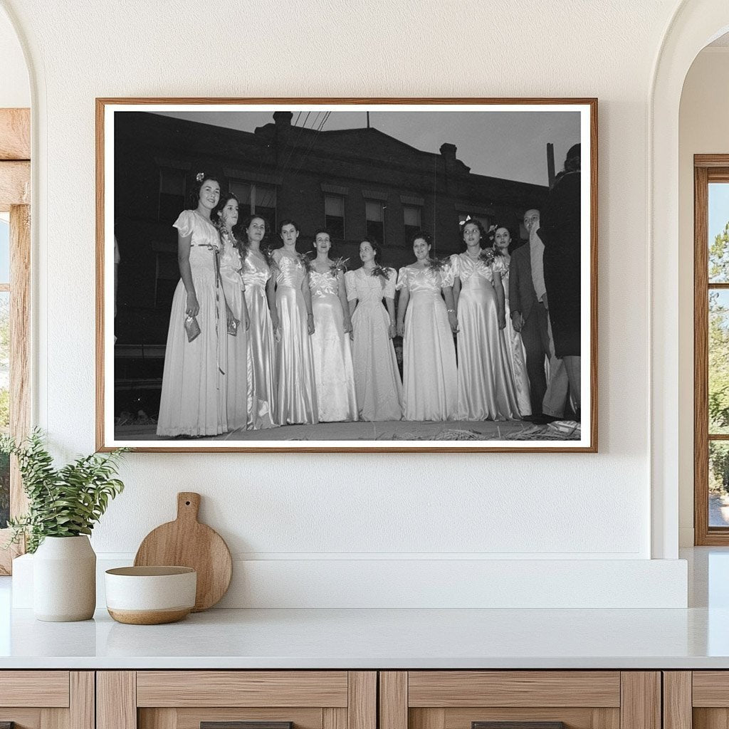 Princesses at National Rice Festival Crowley Louisiana 1938 - Available at KNOWOL