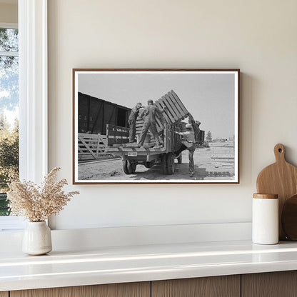 Privies Loaded on Truck in New Madrid County 1938 - Available at KNOWOL