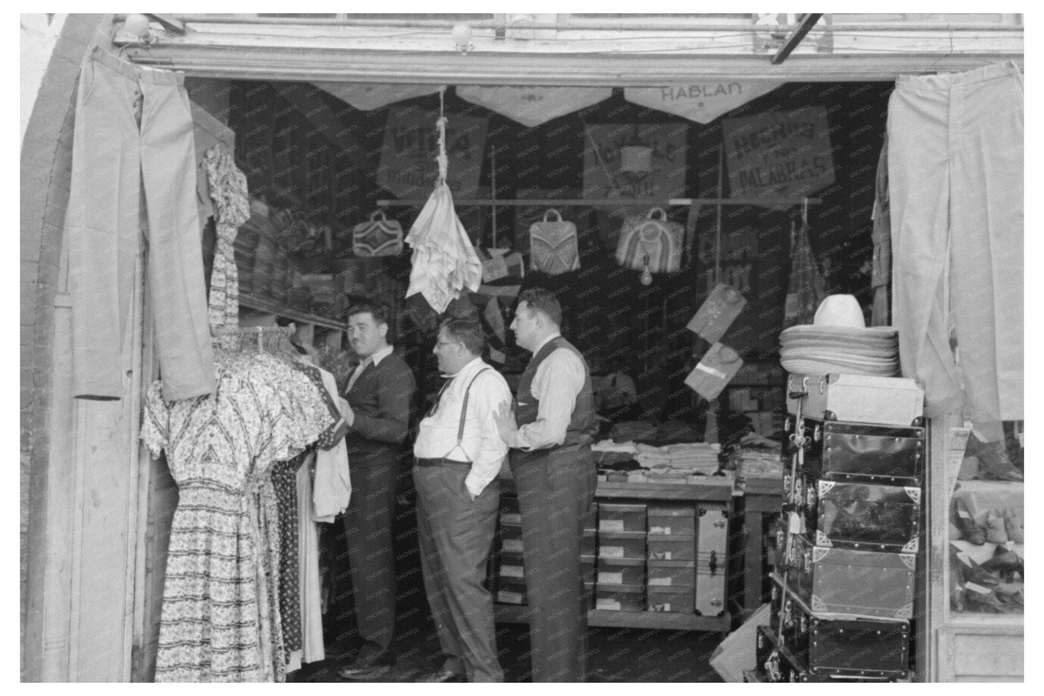 Proprietors in San Antonio General Store March 1939 - Available at KNOWOL