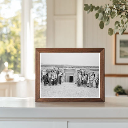 Quaker Congregation in Dead Ox Flat Oregon 1939 - Available at KNOWOL