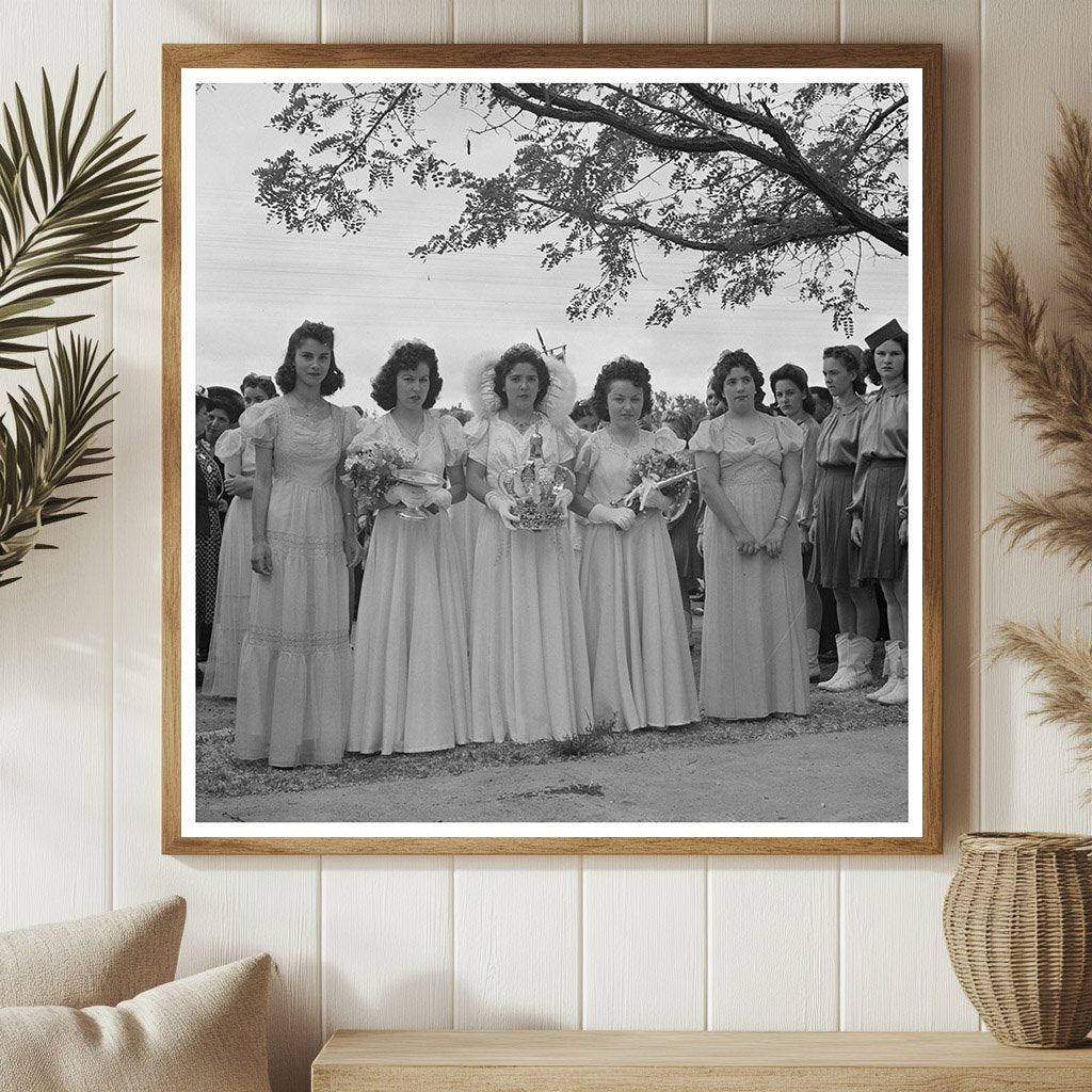 Queen and Maids at Festival of the Holy Ghost May 1942 - Available at KNOWOL