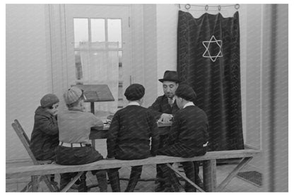 Rabbi Instructs Children in Orthodox Religion 1936 - Available at KNOWOL