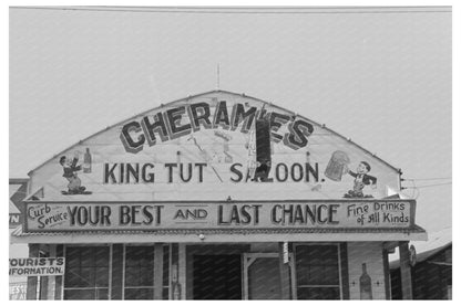 Raceland Louisiana Saloon Front September 1938 - Available at KNOWOL