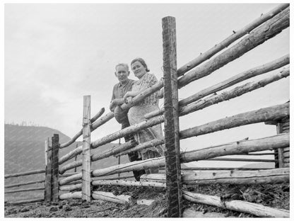 Rancher Family on Cut - Over Land Idaho October 1939 - Available at KNOWOL