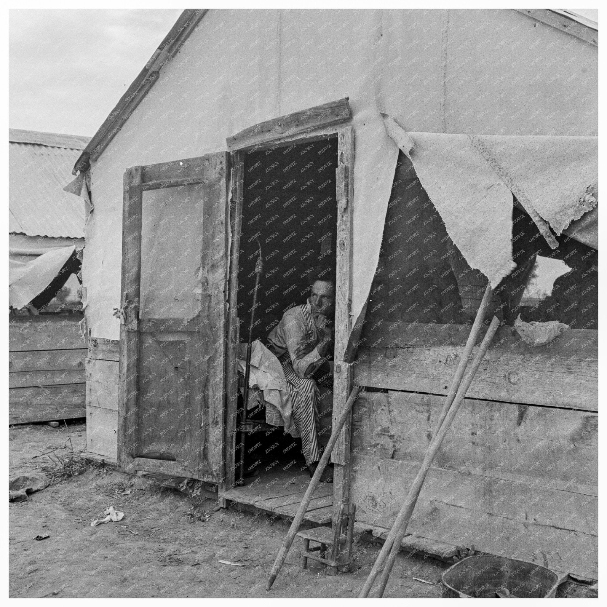 Refugee Agricultural Laborer Arizona 1938 - Available at KNOWOL