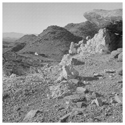 Remote Ranch in Kingman Arizona Desert Landscape 1940 - Available at KNOWOL