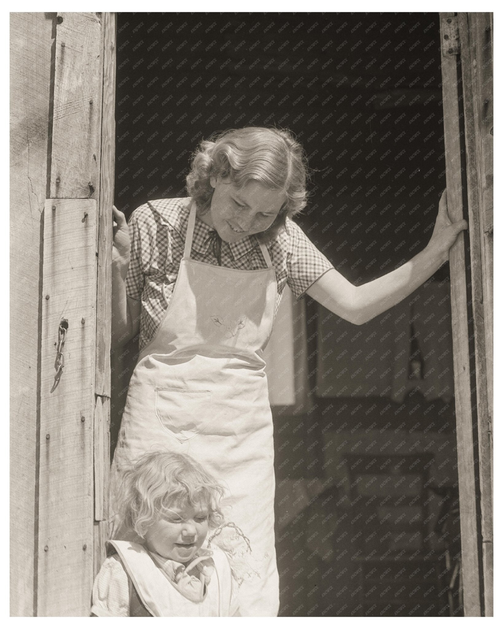 Resettlement Clients Moving from Widtsoe Utah April 1936 Vintage Photo - Available at KNOWOL