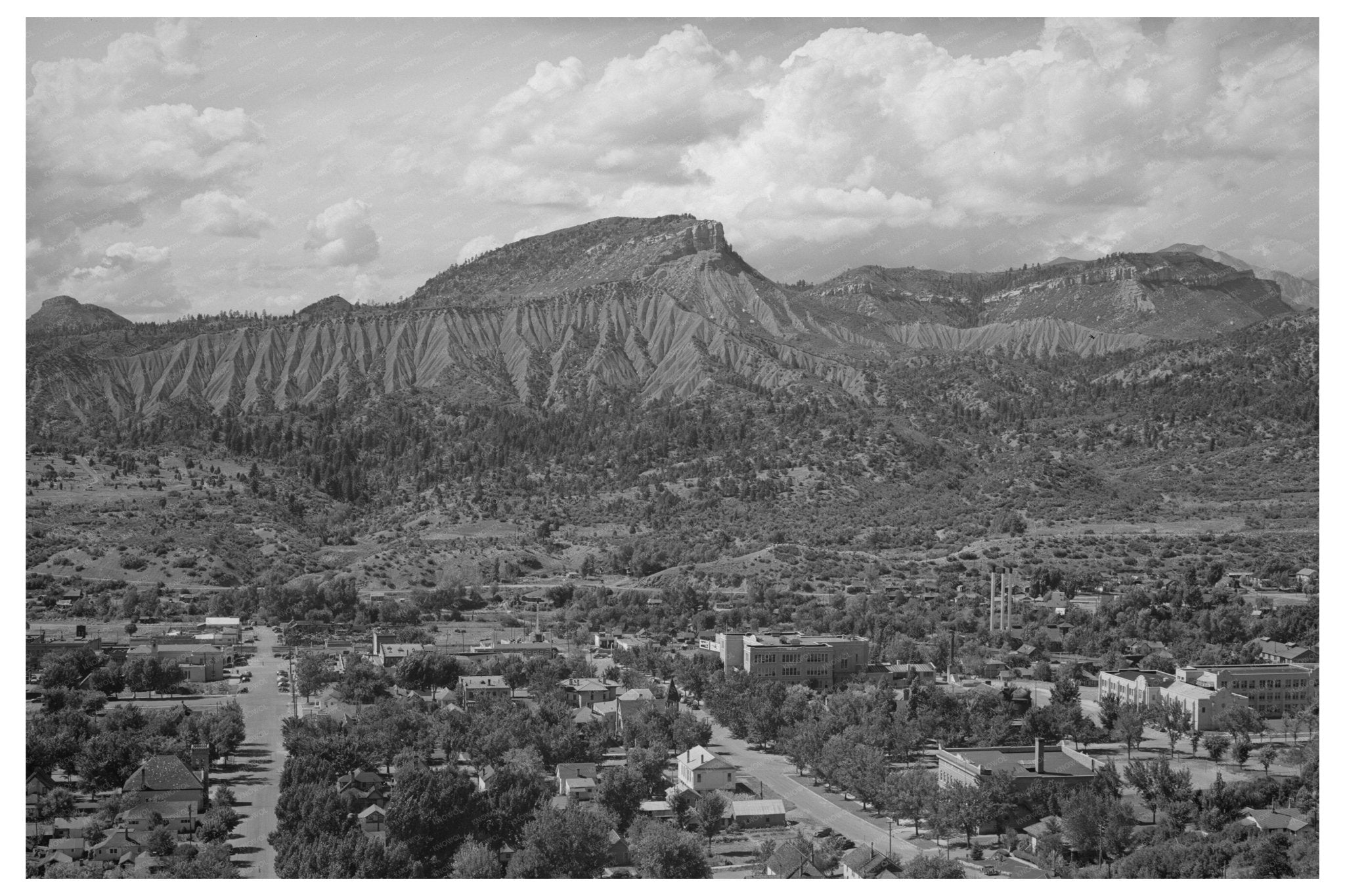 Residential District in Durango Colorado September 1940 - Available at KNOWOL