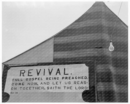 Revival Meetings in Yakima Shacktown August 1939 - Available at KNOWOL