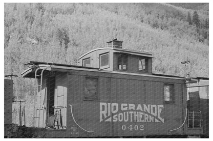 Rio Grande Southern Caboose Telluride Colorado 1940 - Available at KNOWOL