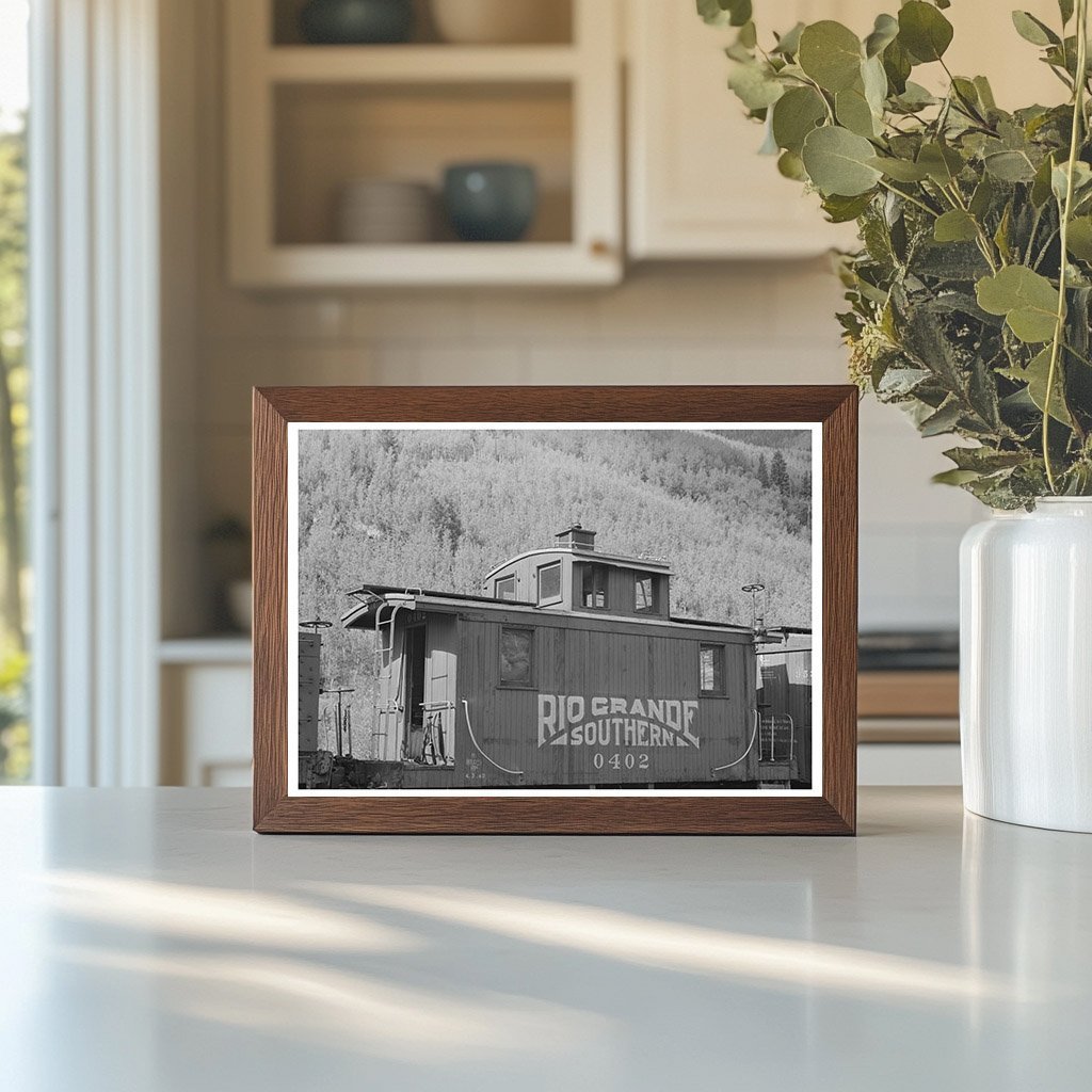 Rio Grande Southern Caboose Telluride Colorado 1940 - Available at KNOWOL