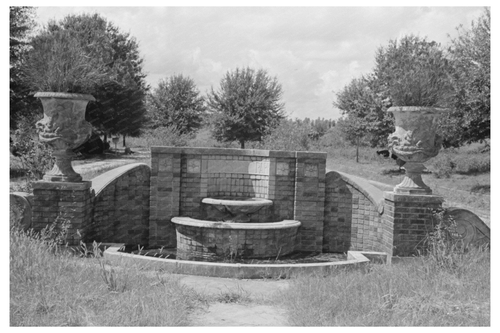 Riverside Park Entrance Vintage Photo 1938 - Available at KNOWOL