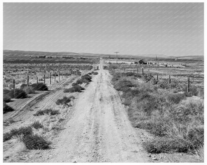 Road to Schroeder Place Dead Ox Flat Oregon 1939 - Available at KNOWOL