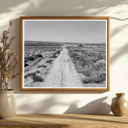 Road to Schroeder Place Dead Ox Flat Oregon 1939 - Available at KNOWOL