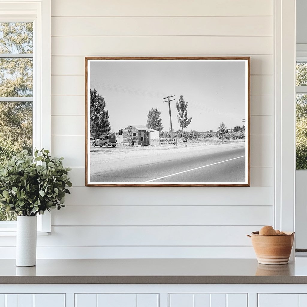 Roadside Scene Between Tulare and Fresno 1939 - Available at KNOWOL