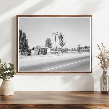 Roadside Scene Between Tulare and Fresno 1939 - Available at KNOWOL