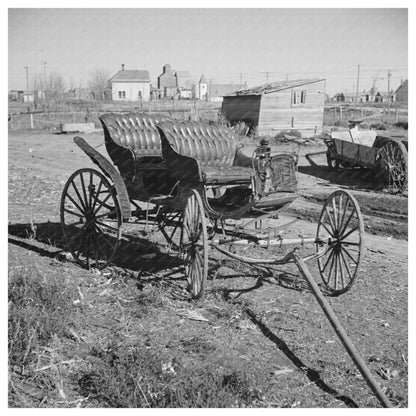 Roadside Scene in Des Lacs North Dakota 1937 - Available at KNOWOL