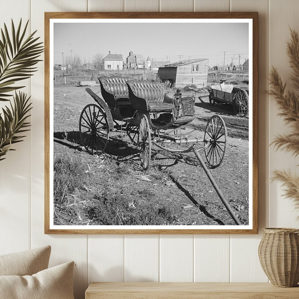 Roadside Scene in Des Lacs North Dakota 1937 - Available at KNOWOL