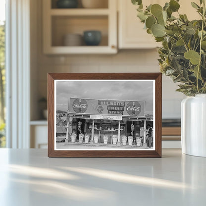 Robstown Texas Fruit Stand February 1939 Image - Available at KNOWOL