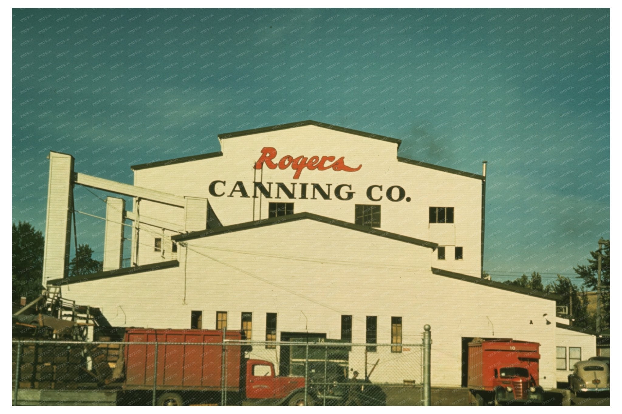 Rogers Canning Company Pea Processing Milton - Freewater 1941 - Available at KNOWOL