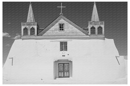 Roman Catholic Church Isleta New Mexico October 1940 - Available at KNOWOL