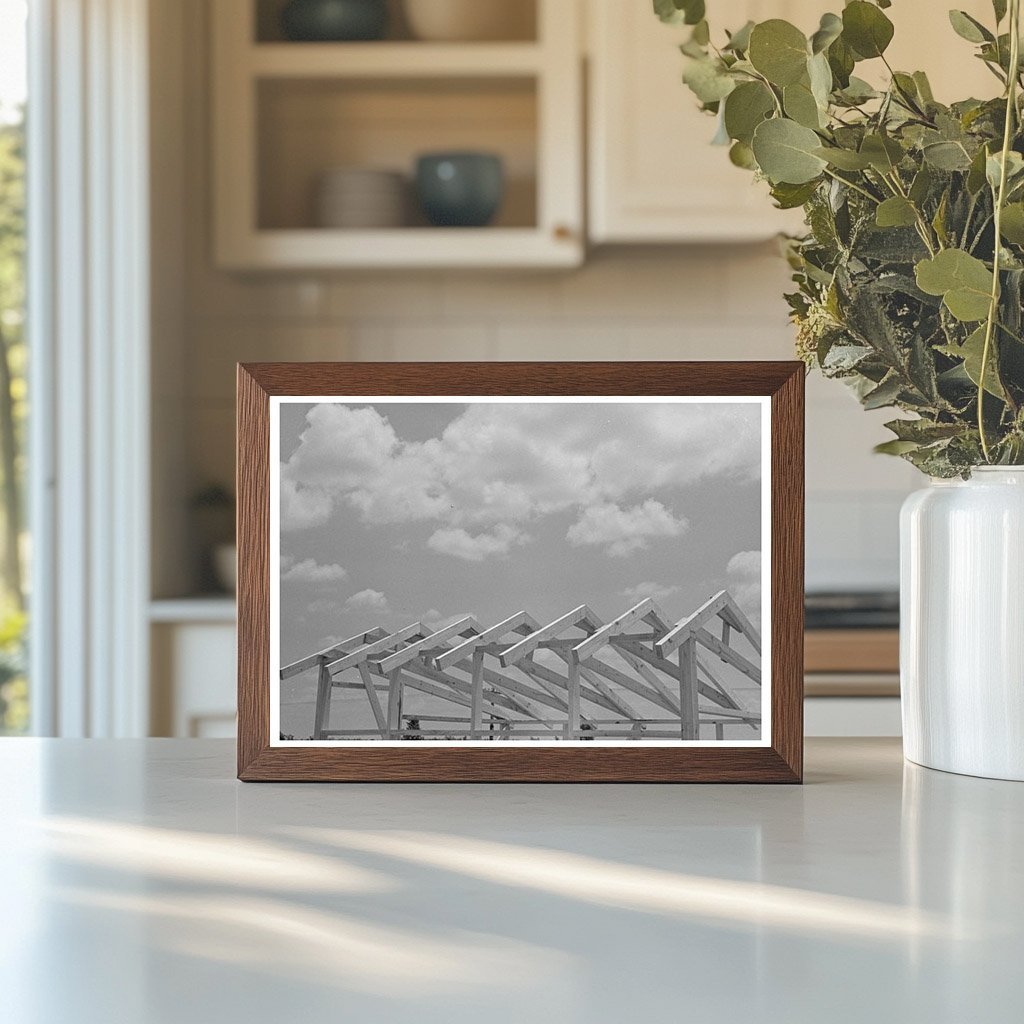 Roof Construction of Chicken House in Southeast Missouri 1938 - Available at KNOWOL