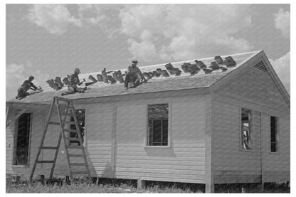 Roofing Crew in New Madrid County Missouri May 1938 - Available at KNOWOL