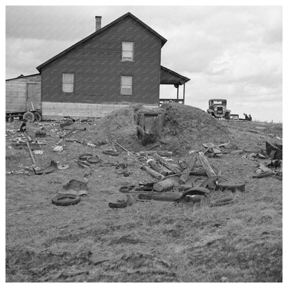 Root House and Debris in Florence County Wisconsin 1937 - Available at KNOWOL