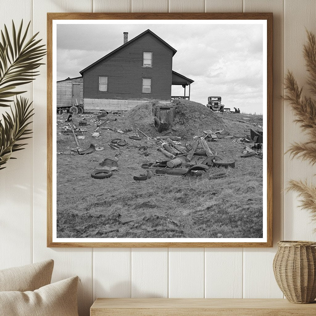 Root House and Debris in Florence County Wisconsin 1937 - Available at KNOWOL