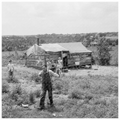 Rural Home on Scratch Hill Atoka Oklahoma 1938 - Available at KNOWOL