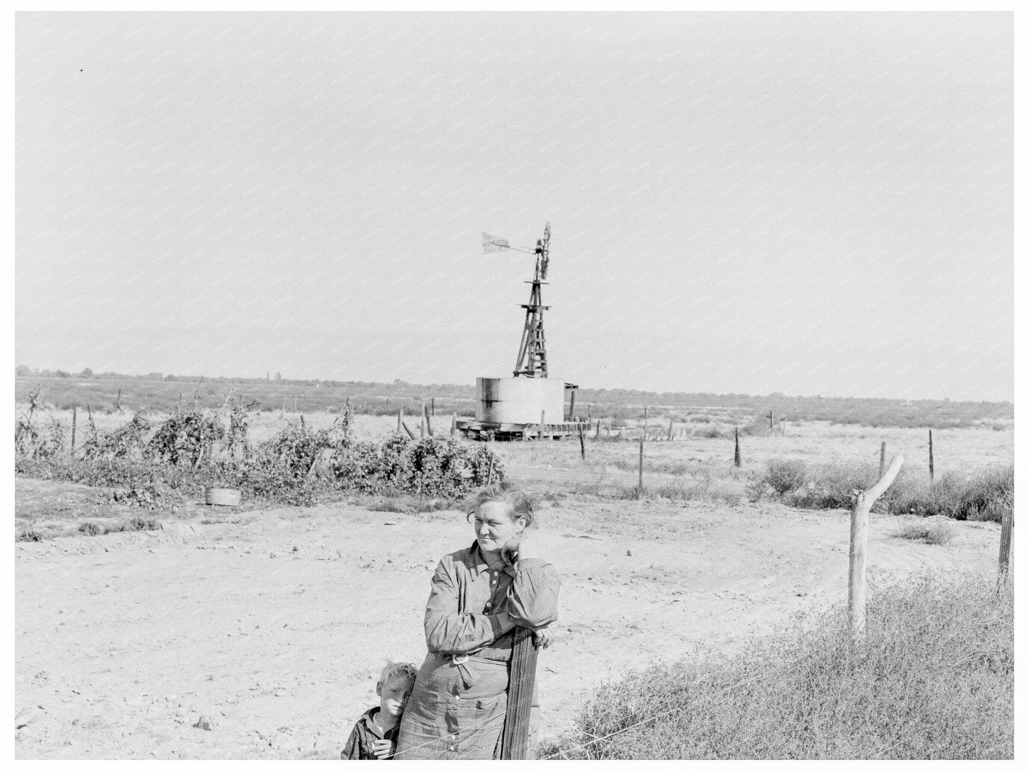 Rural Rehabilitation Client in Tulare County 1938 - Available at KNOWOL