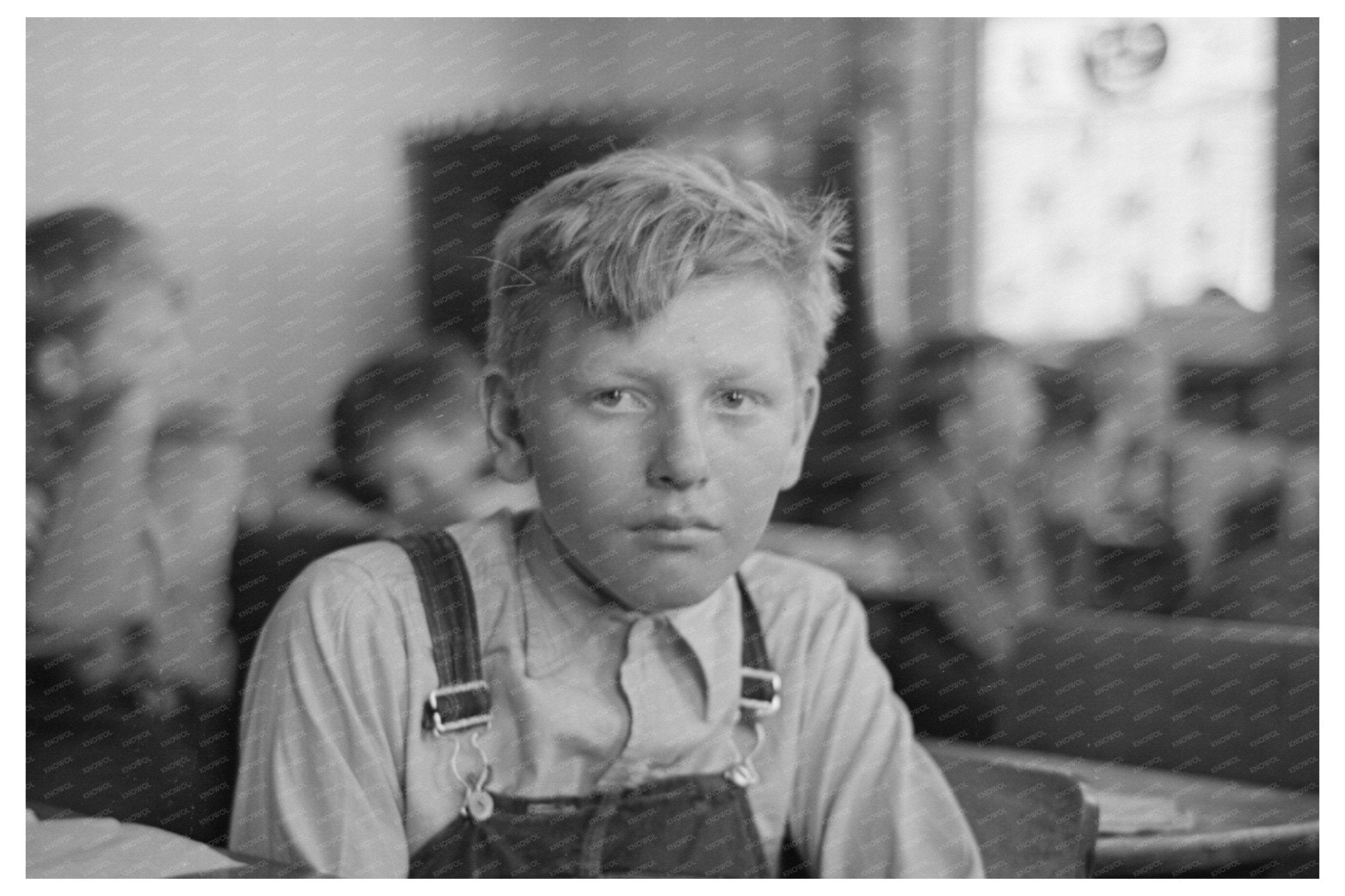 Rural School Classroom in Williams County 1937 - Available at KNOWOL