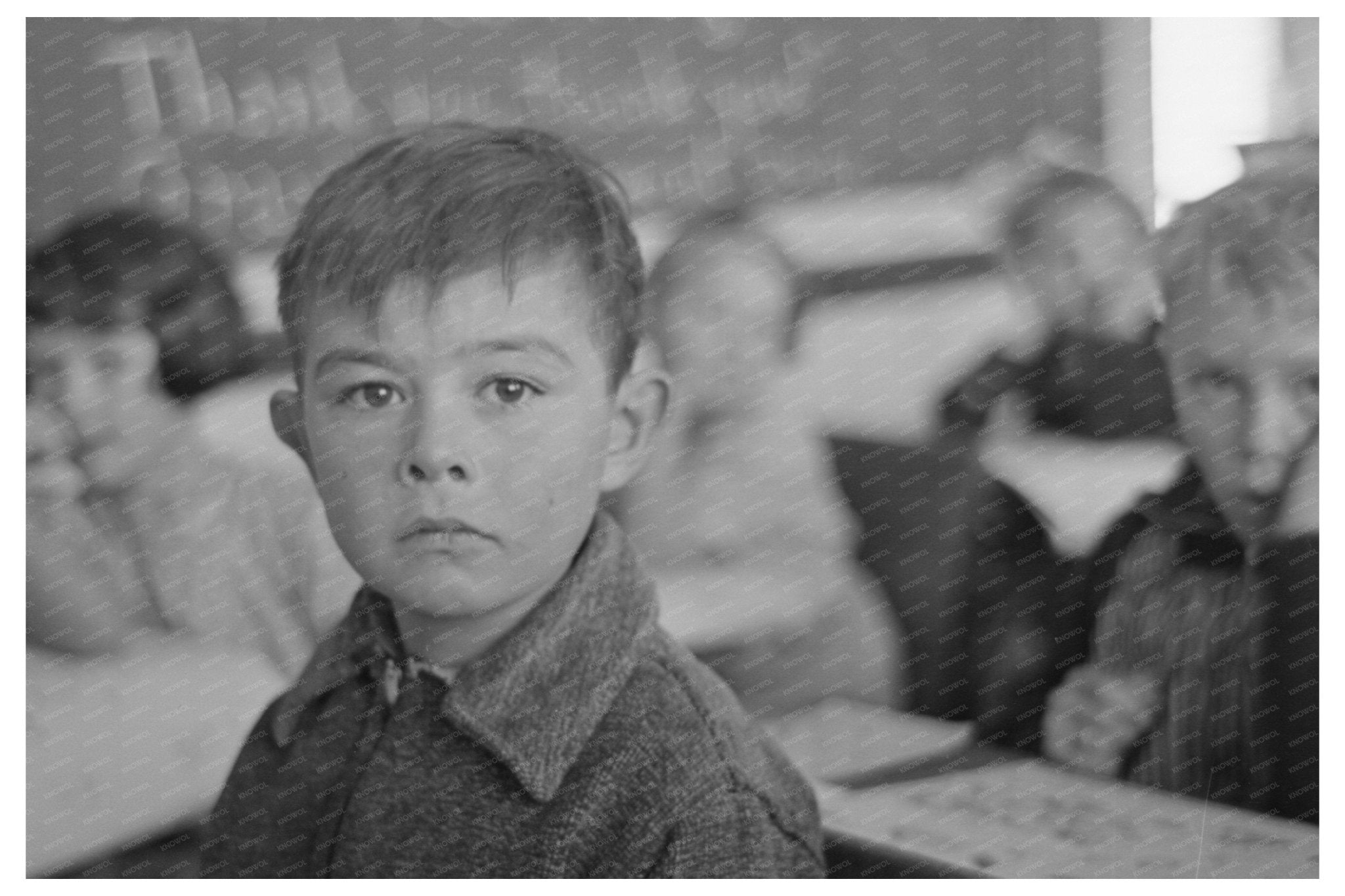 Rural School Pupil in Williams County North Dakota 1937 - Available at KNOWOL