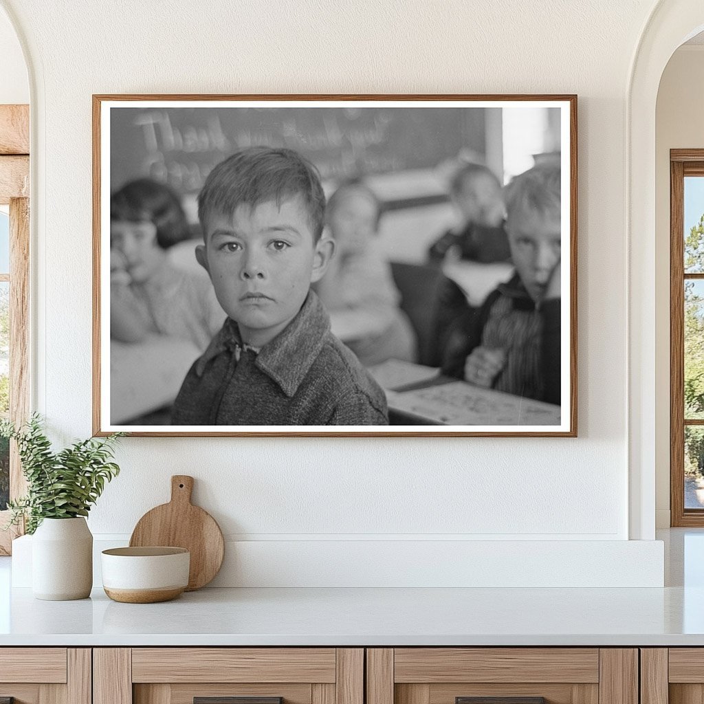 Rural School Pupil in Williams County North Dakota 1937 - Available at KNOWOL