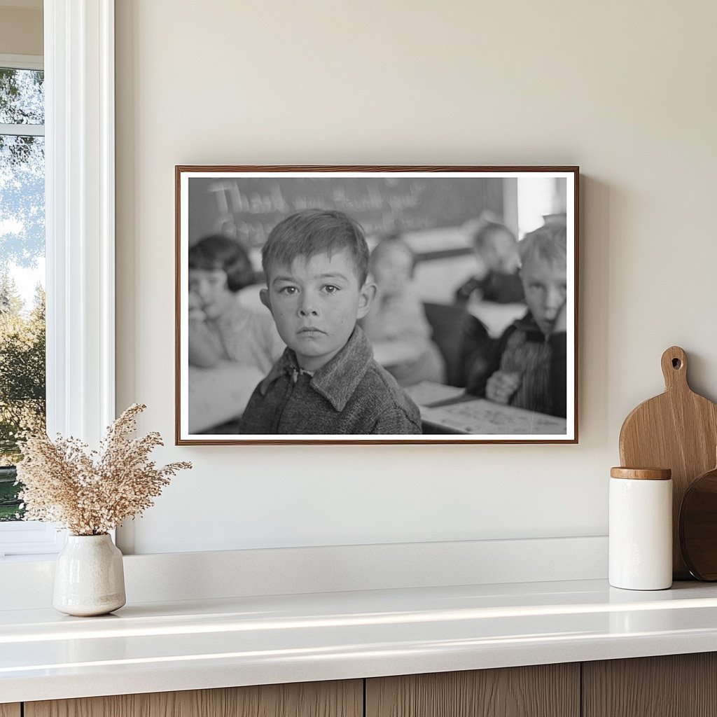 Rural School Pupil in Williams County North Dakota 1937 - Available at KNOWOL