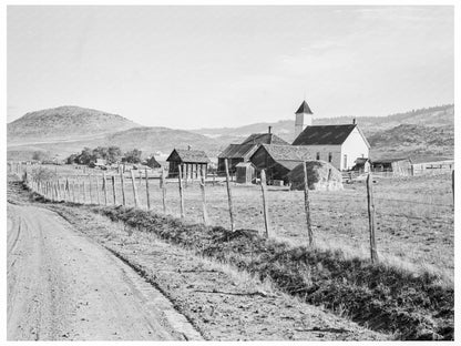 Rural Voting Scene in Ola Idaho October 1939 - Available at KNOWOL