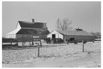 Rustan Brothers Farm in Dickens Iowa December 1936 - Available at KNOWOL