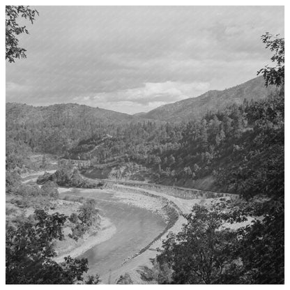 Sacramento River Scene Shasta County June 1942 Photo - Available at KNOWOL