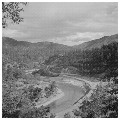 Sacramento River Shasta County June 1942 Vintage Photo - Available at KNOWOL