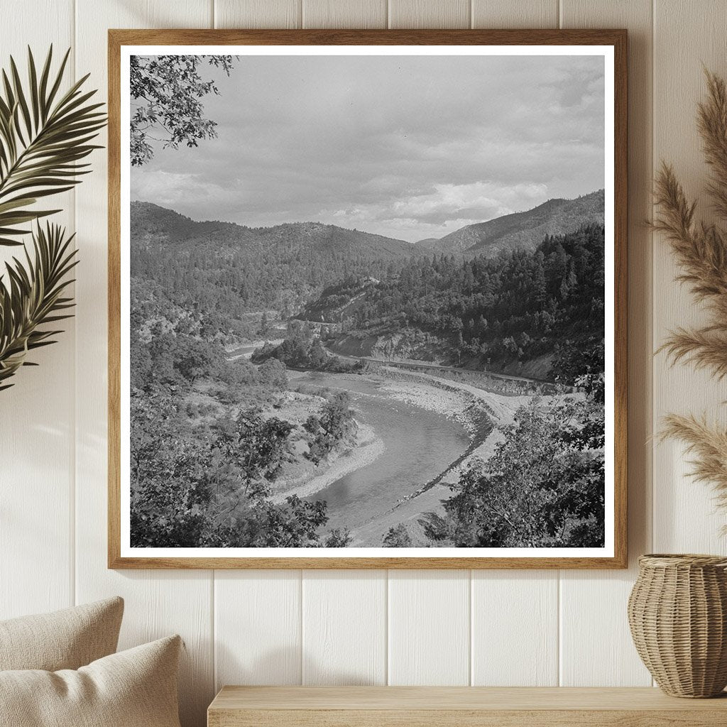 Sacramento River Shasta County June 1942 Vintage Photo - Available at KNOWOL