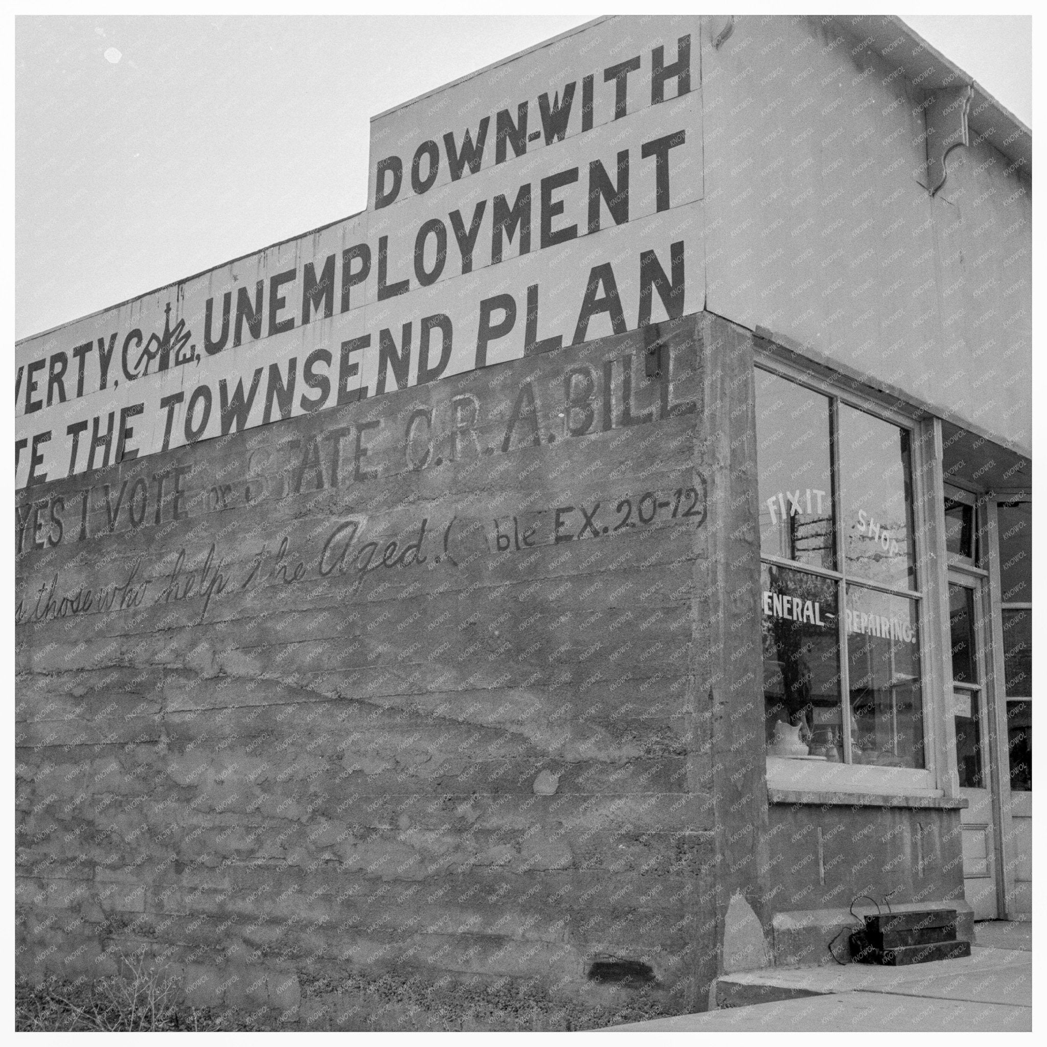 Salem Oregon Economic Hardship August 1939 Photo - Available at KNOWOL