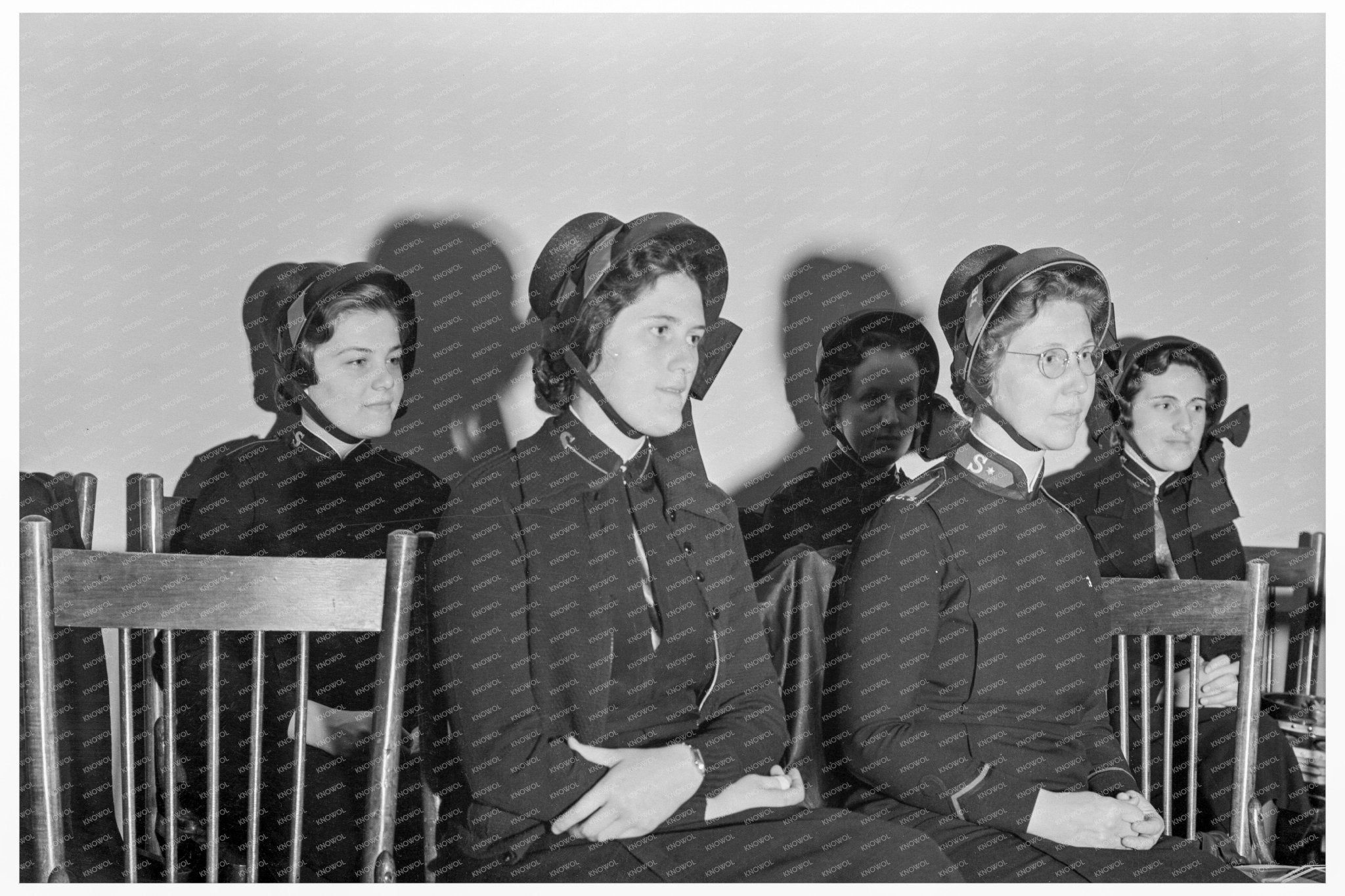 Salvation Army Event with Young Women San Francisco 1939 - Available at KNOWOL