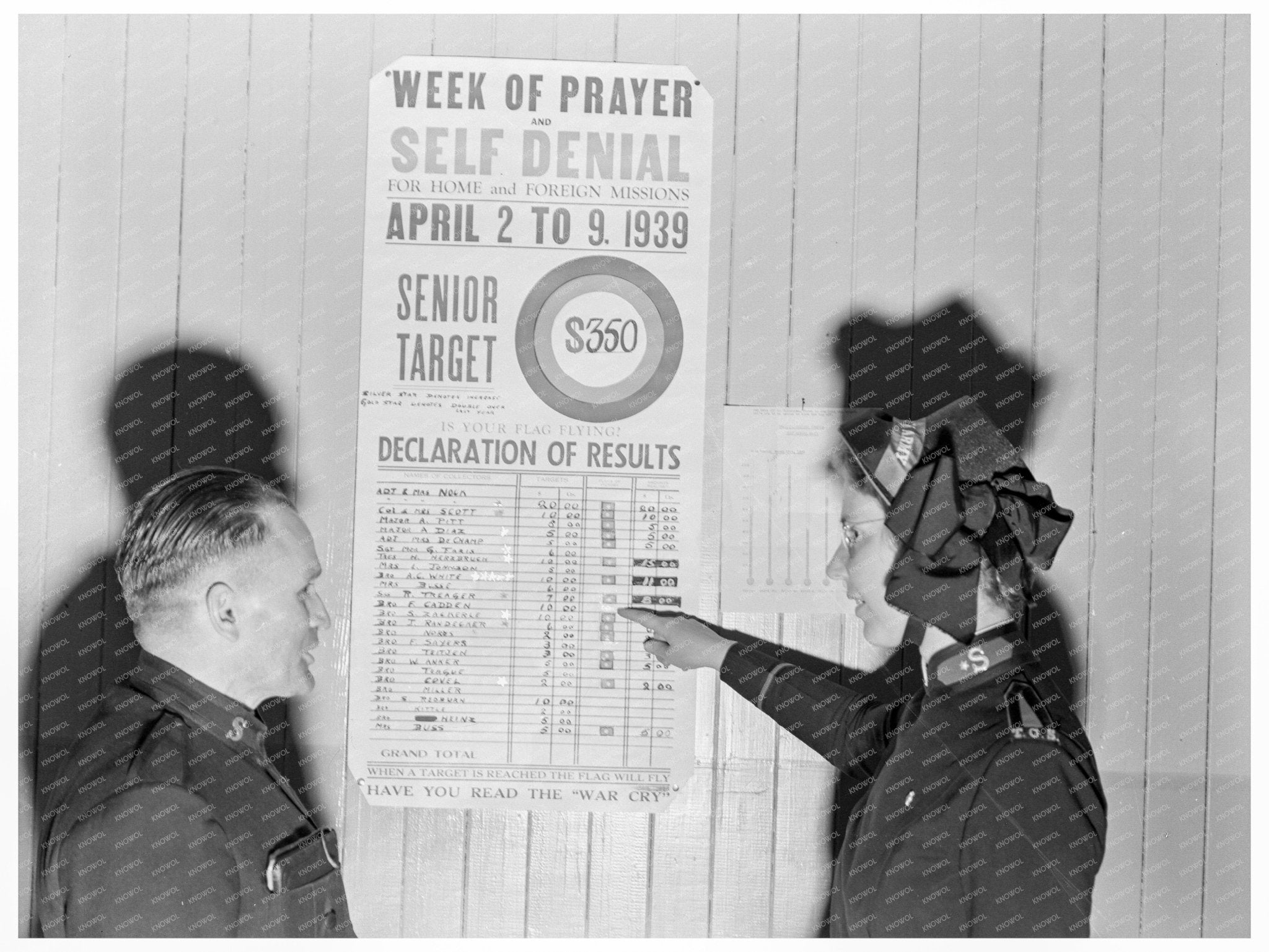 Salvation Army Members in San Francisco 1939 - Available at KNOWOL