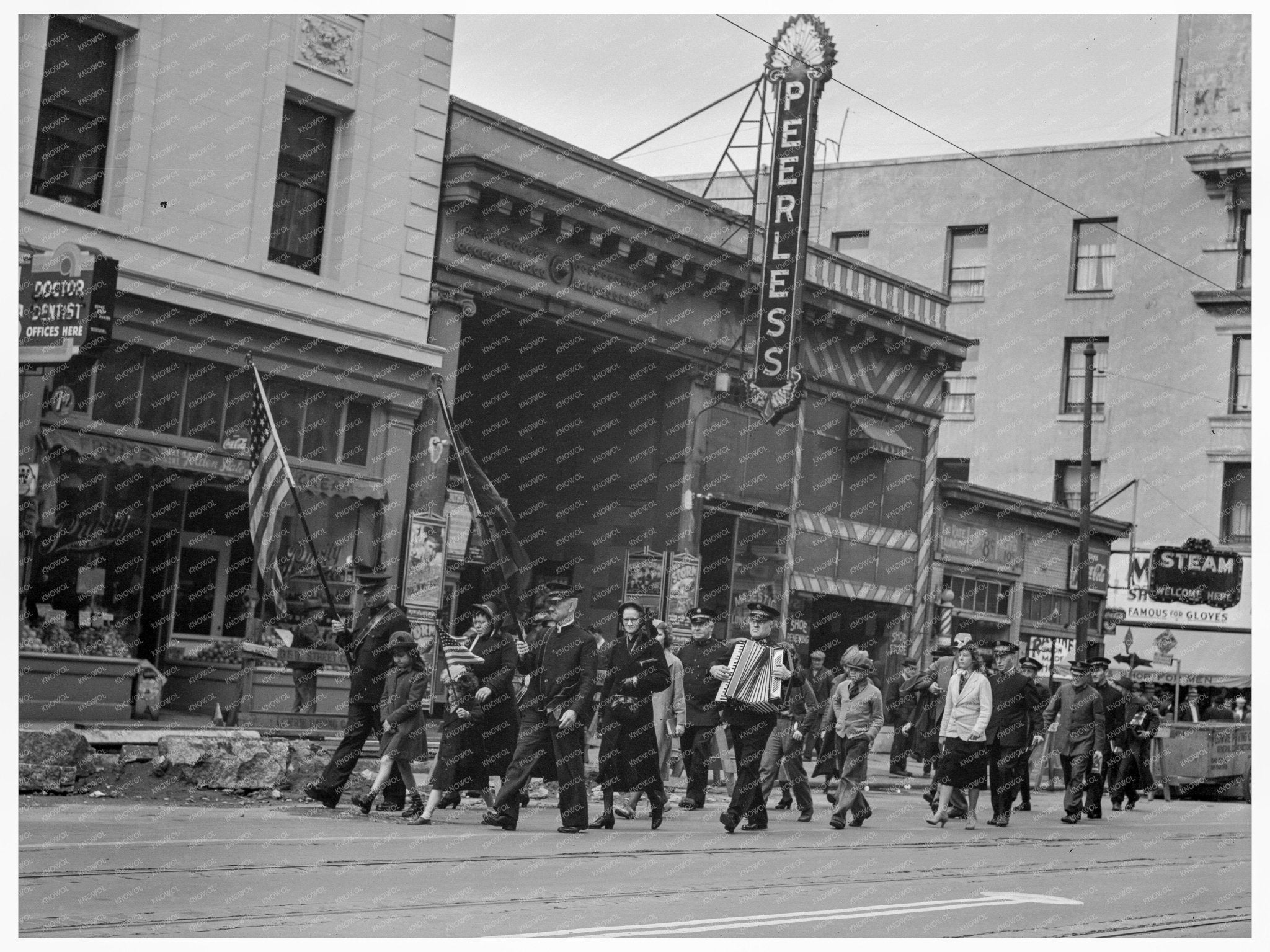 Salvation Army Members Return to HQ San Francisco 1939 - Available at KNOWOL