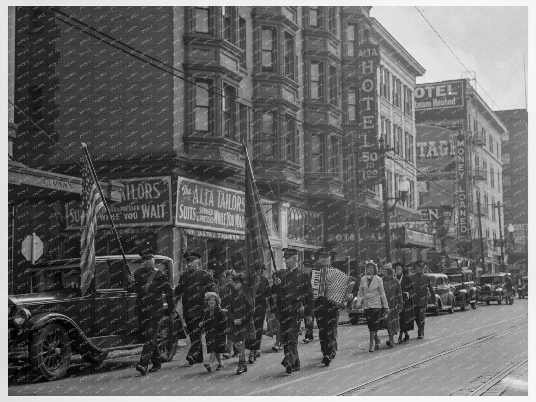 Salvation Army Sunday Meeting San Francisco 1939 - Available at KNOWOL