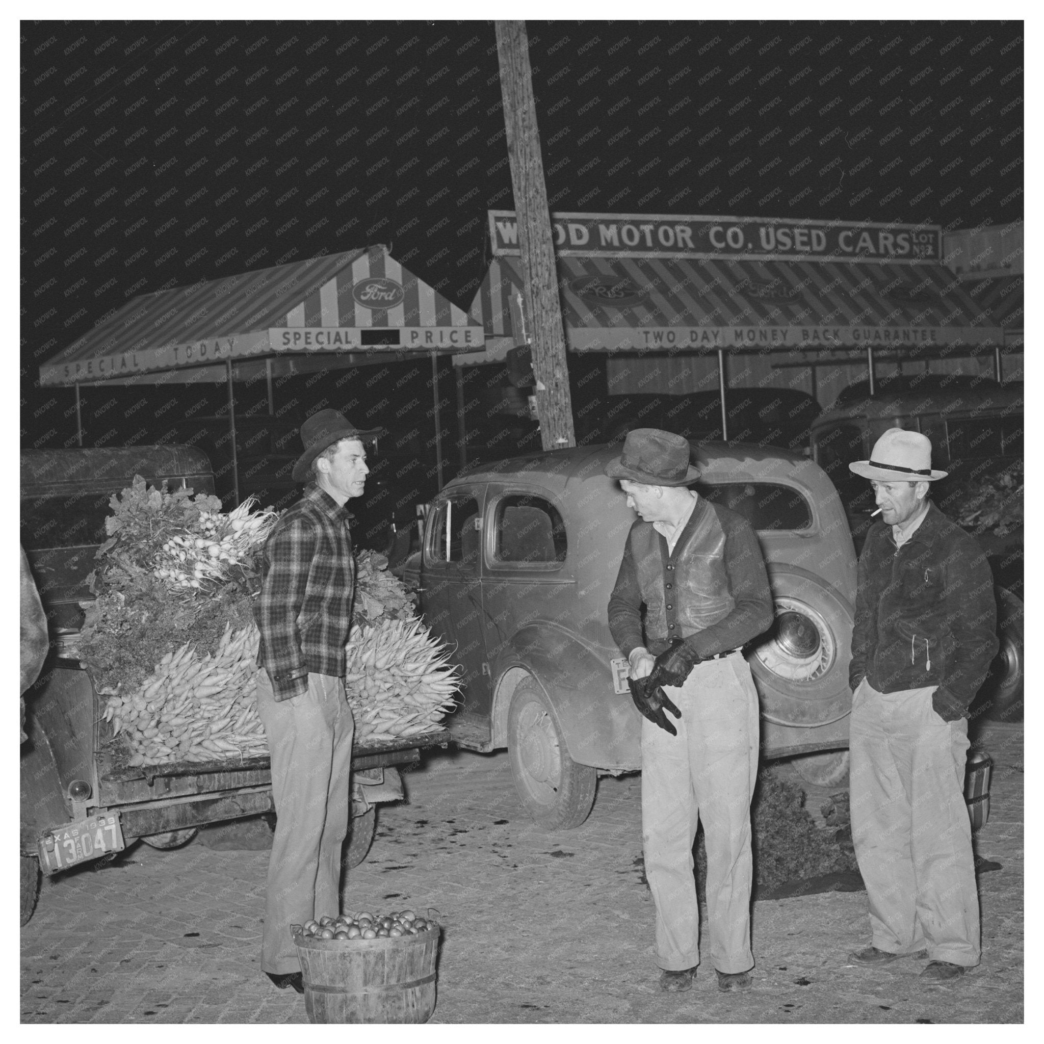 San Angelo Texas Vegetable Market November 1939 - Available at KNOWOL