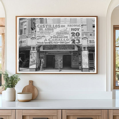 San Antonio Movie Theater Front March 1939 Image - Available at KNOWOL