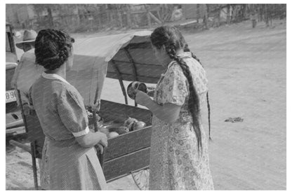 San Antonio Street Scene with Pottery Seller March 1939 - Available at KNOWOL