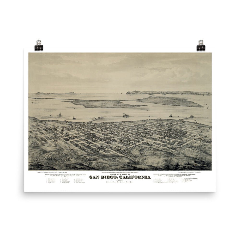 San Diego, CA 1876 - Available at KNOWOL